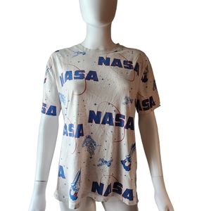 Chemistry NASA Allover Print T-Shirt
